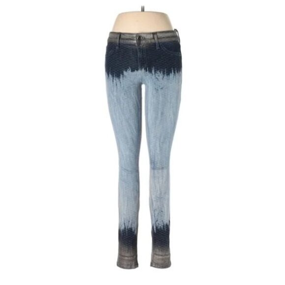 Level 99 Barracuda Janice Ultra Skinny Ombre Low-Rise Pants - Picture 1 of 8